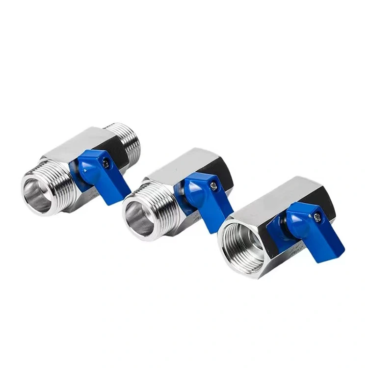 Specialus mini rutulinis vožtuvas, skirtas ŠVOK ir dujoms